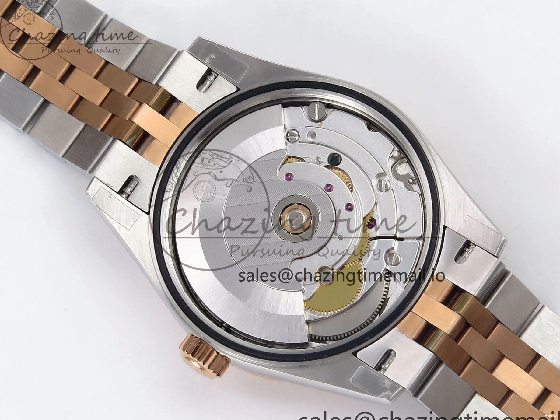 0110 Popular DateJust 31 278271 SS RG GMF 1:1 Best Edition 904L Steel Gray Roman Diamonds Dial on Jubilee Bracelet A 1165